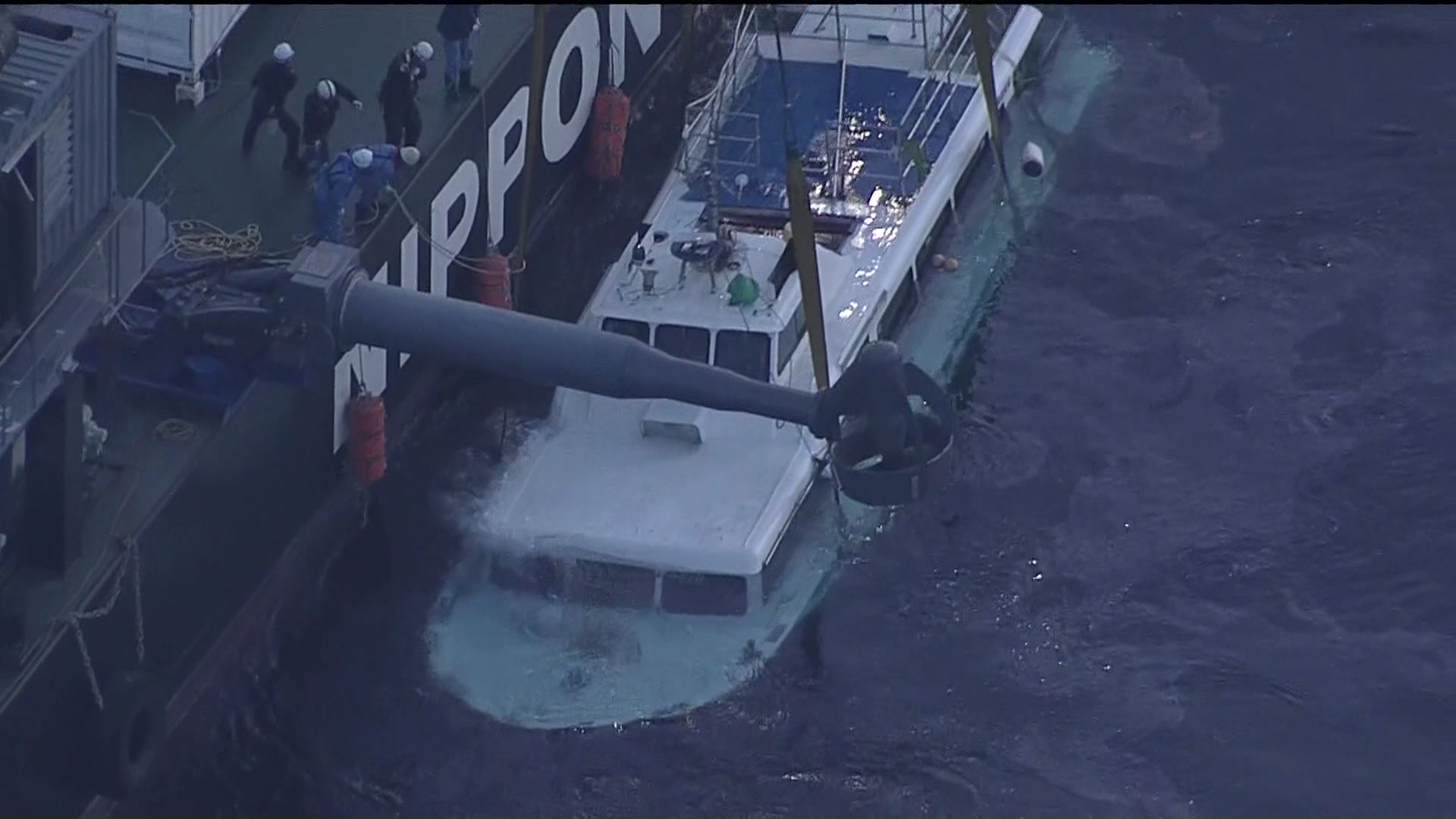 沈没事故が起きた観光船「KAZU1」