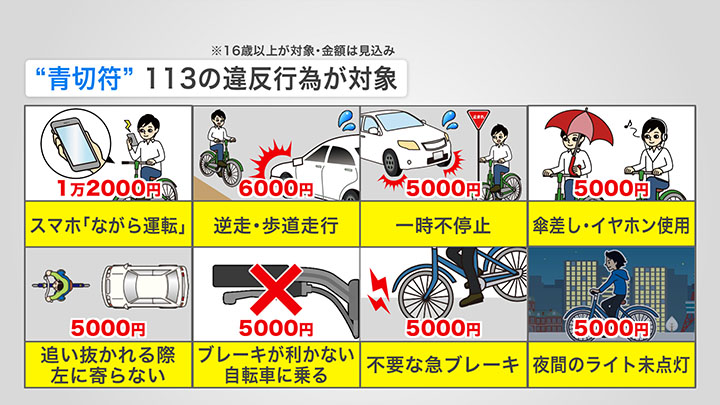 113の違反行為が対象