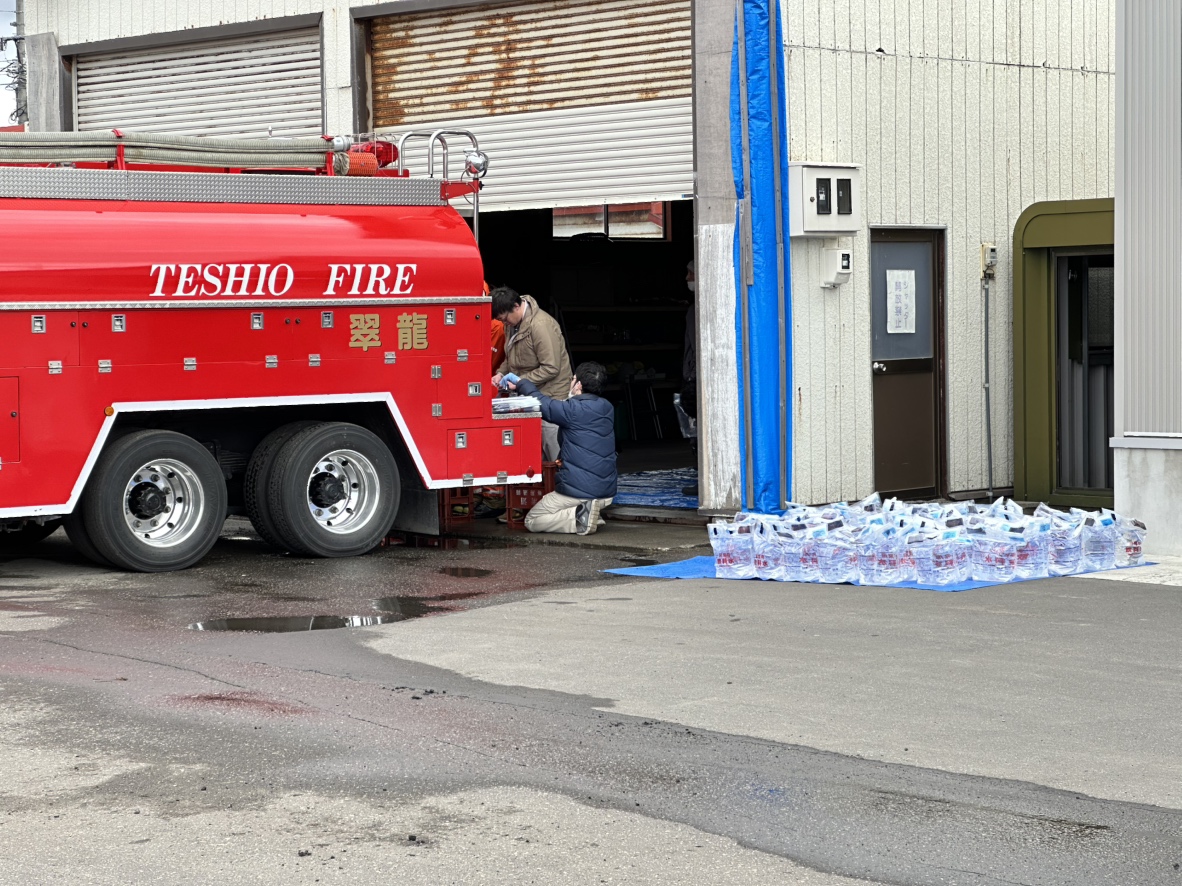 給水活動の様子
