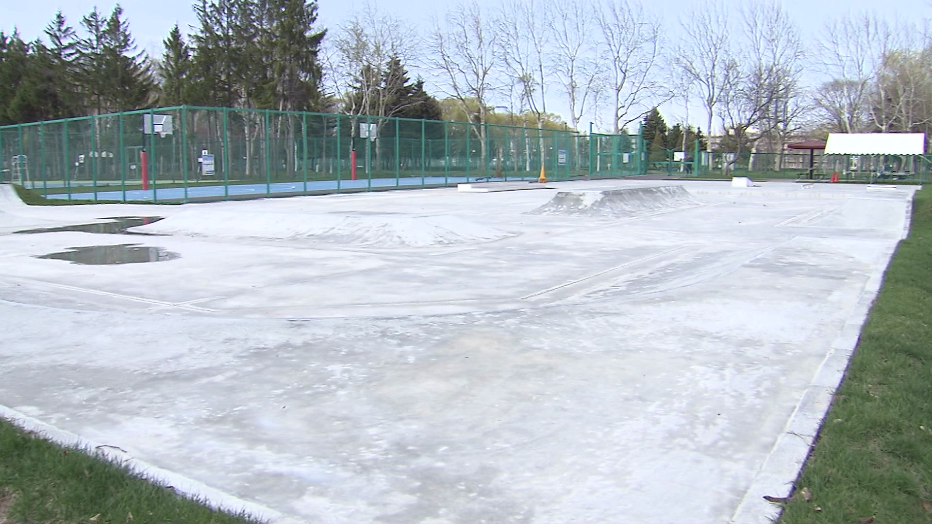 スケートボードエリアが誕生!