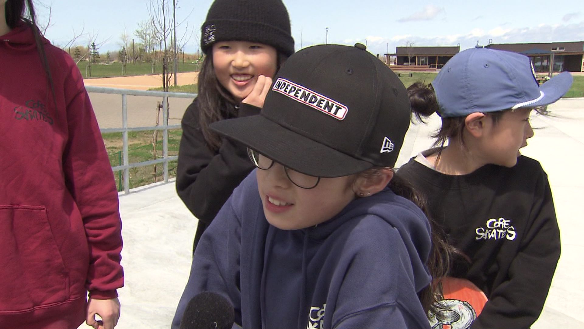 アクションスポーツ広場で遊ぶ子どもたち