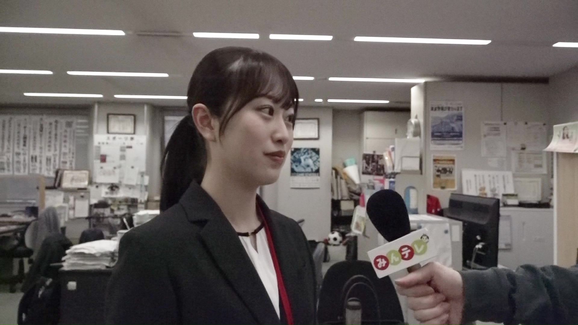 UHBの新入社員・板橋アナウンサー