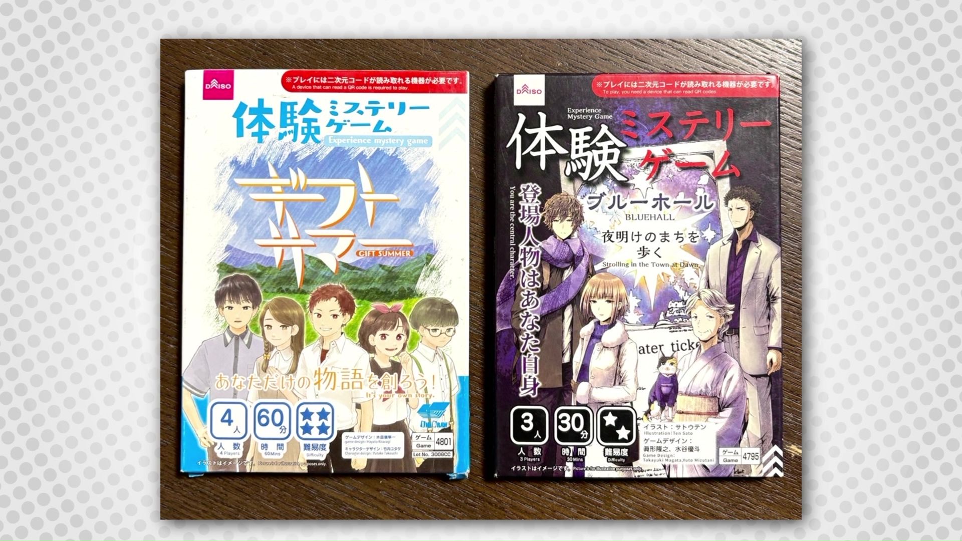 板橋アナウンサーが購入したミステリーゲーム