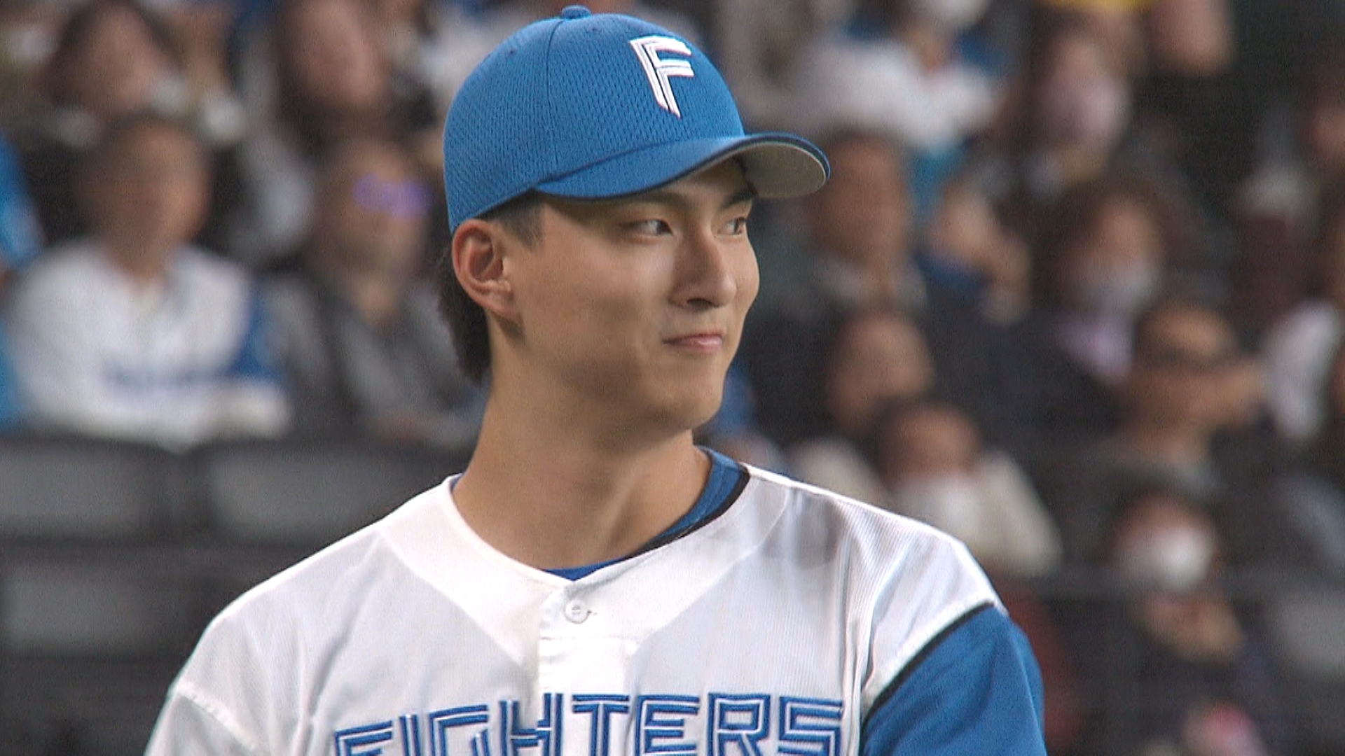 公式戦ではエスコンF初登板となった達孝太投手