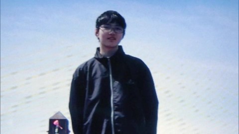 当時の佐藤晶君(提供:道警)