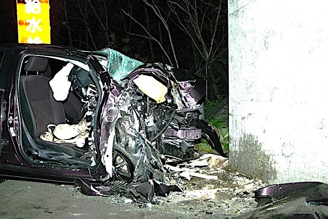 事故があった現場(提供:道警)