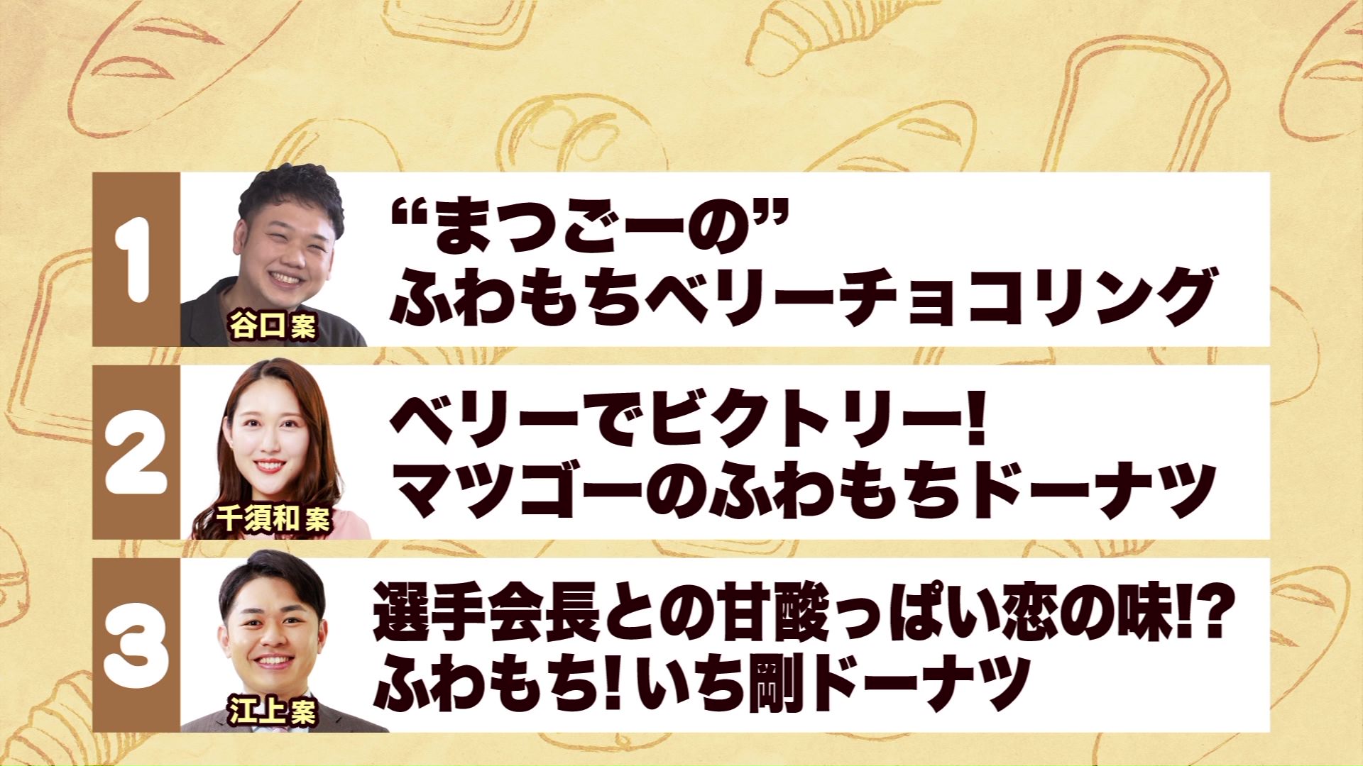 UHBアナウンサー考案の商品名は…