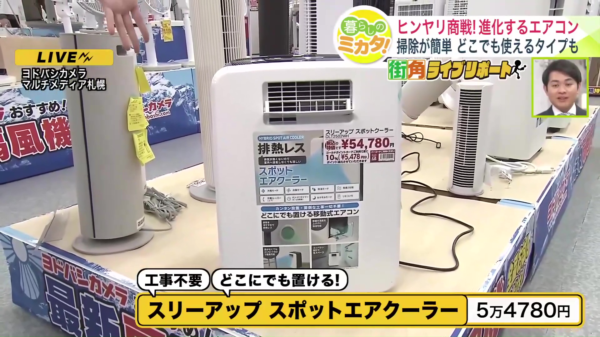 スリーアップスポットエアクーラー