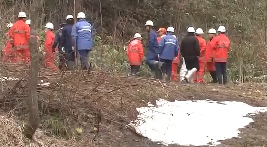 85歳の男性の捜索の様子(4月)