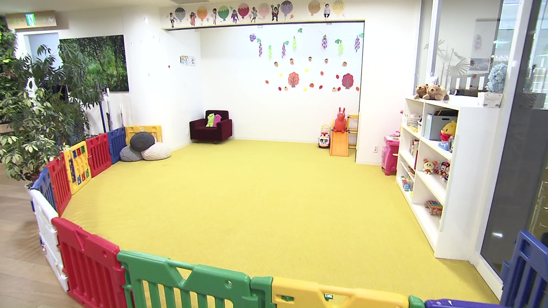 オフィスにある託児スペース