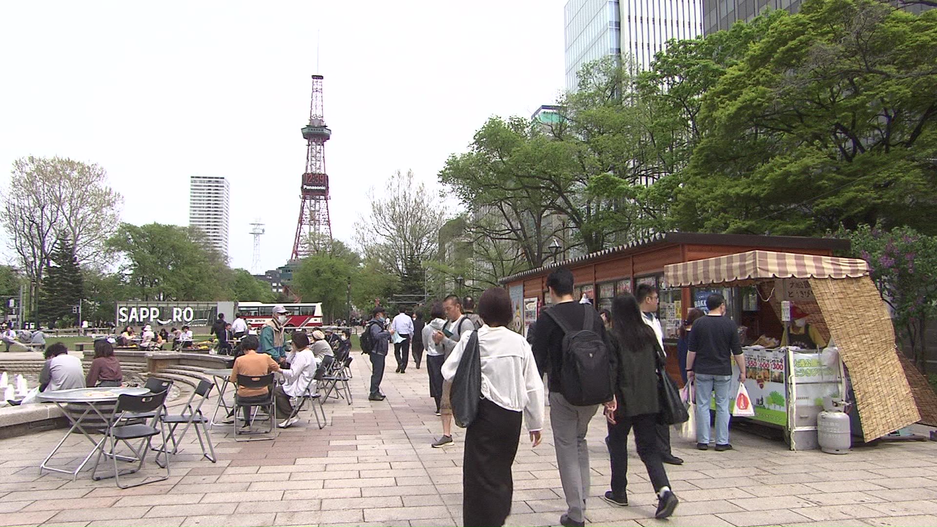札幌市は7月上旬並みの気温に