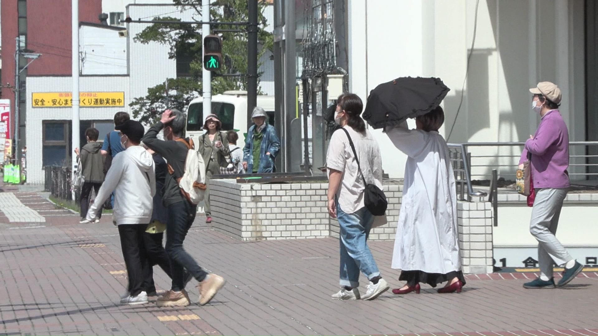 最高気温30.3℃を観測した北見市