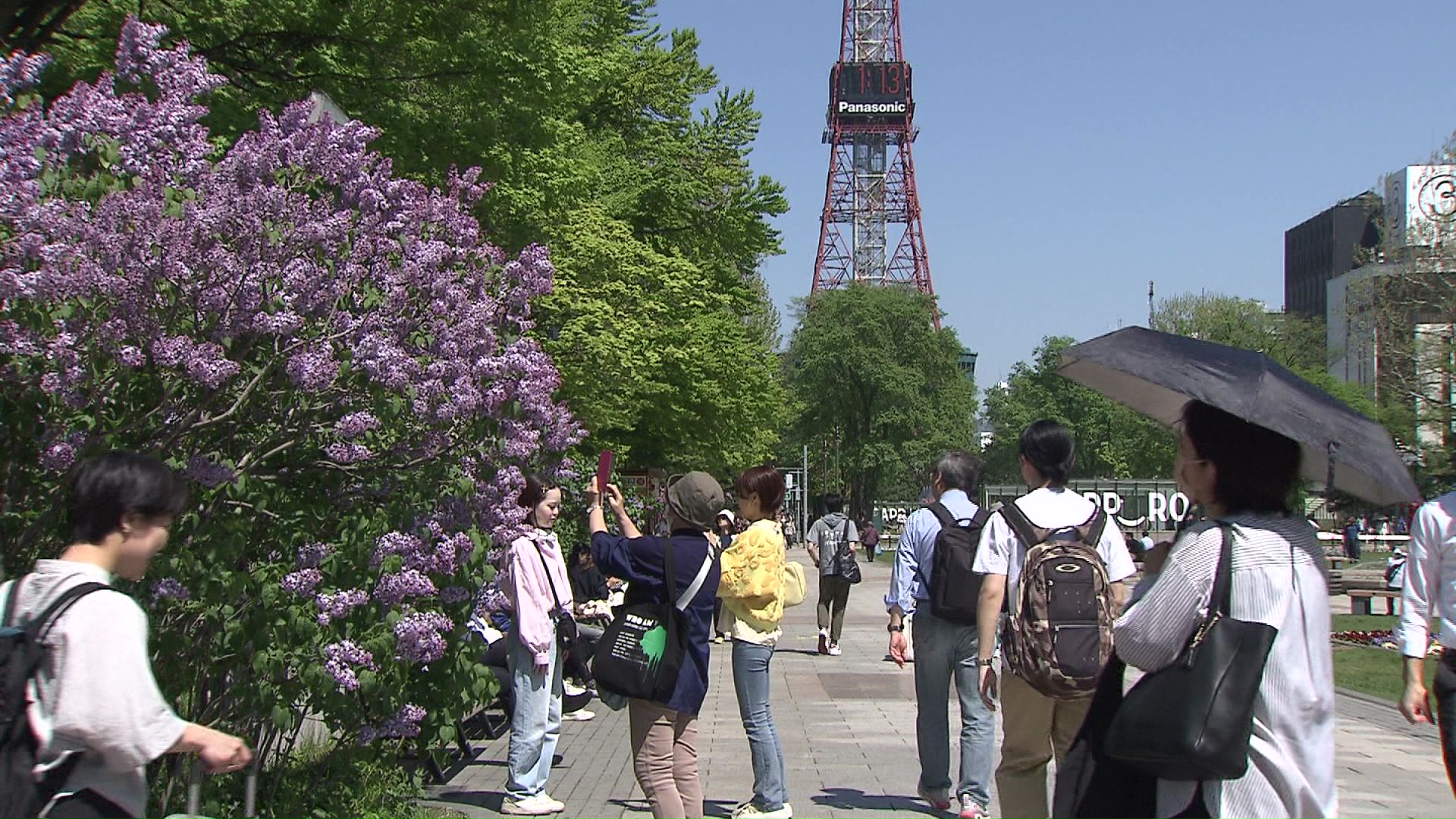 札幌市は最高気温27.1℃
