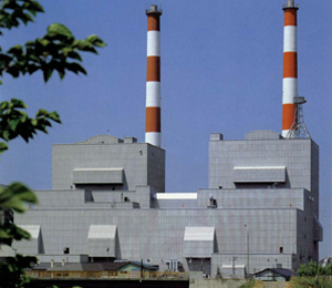 砂川発電所。写真左が3号機（提供：北海道電力）