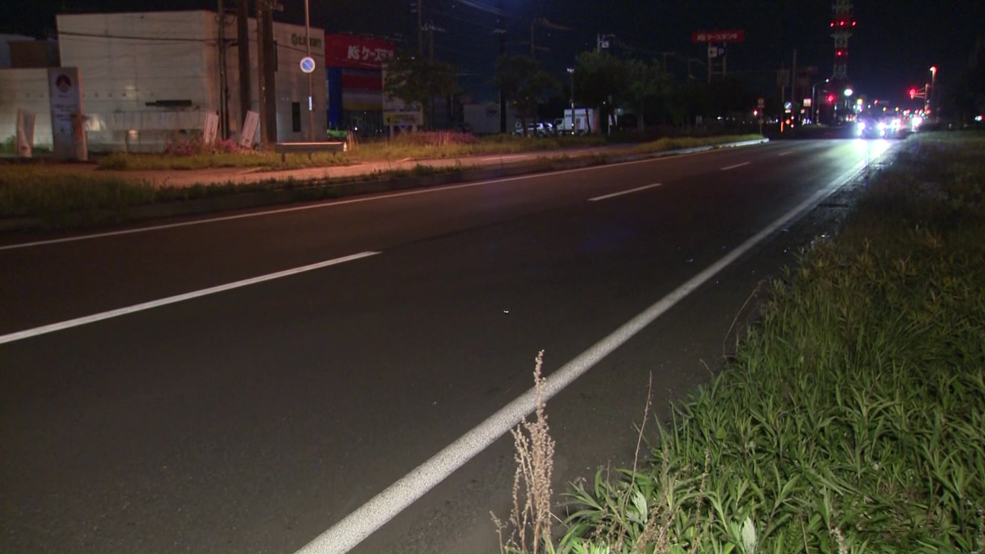 事故があった苫小牧市柳町3丁目の国道36号線