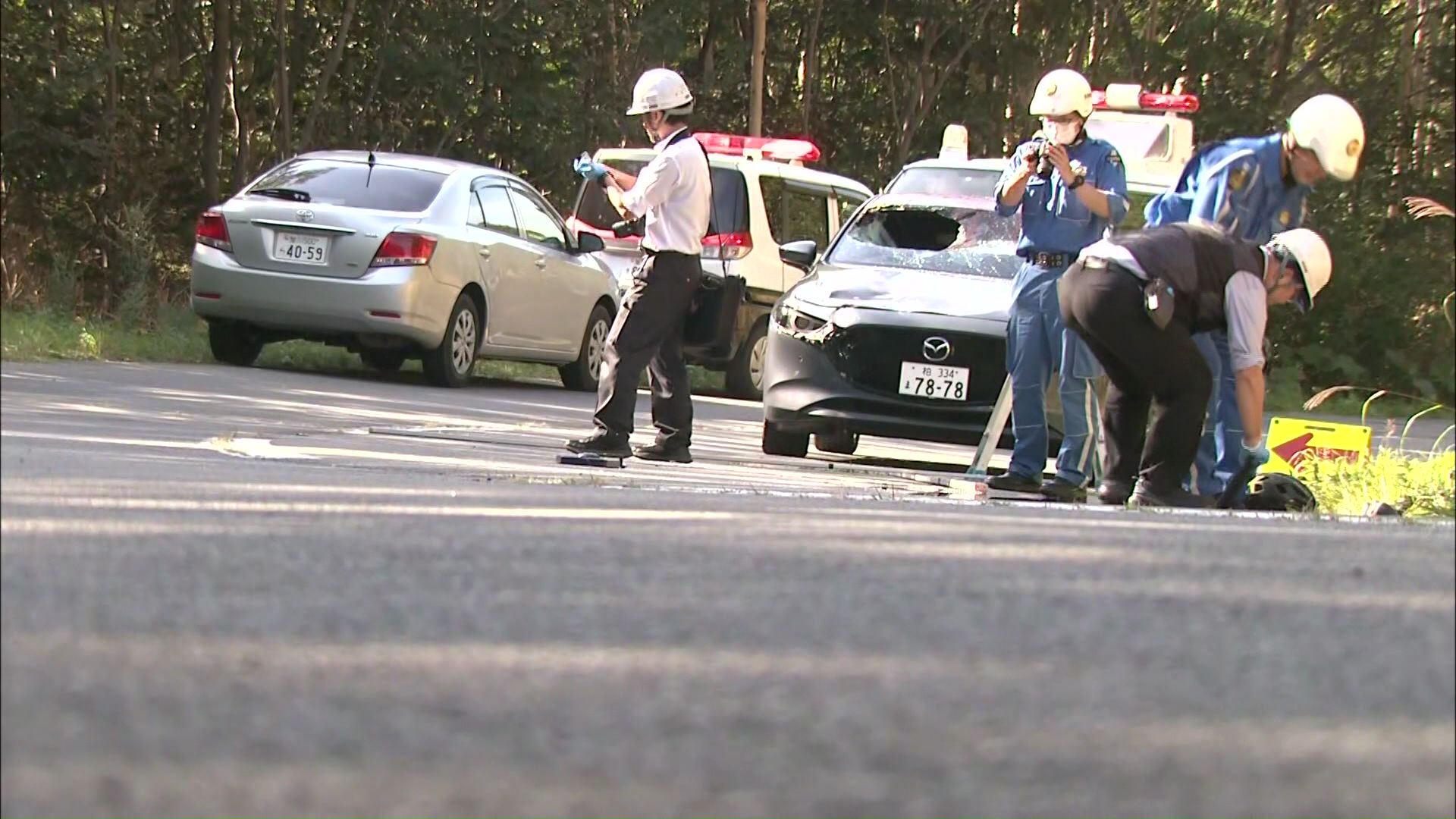 出場選手が対向車と衝突し死亡（2023年）