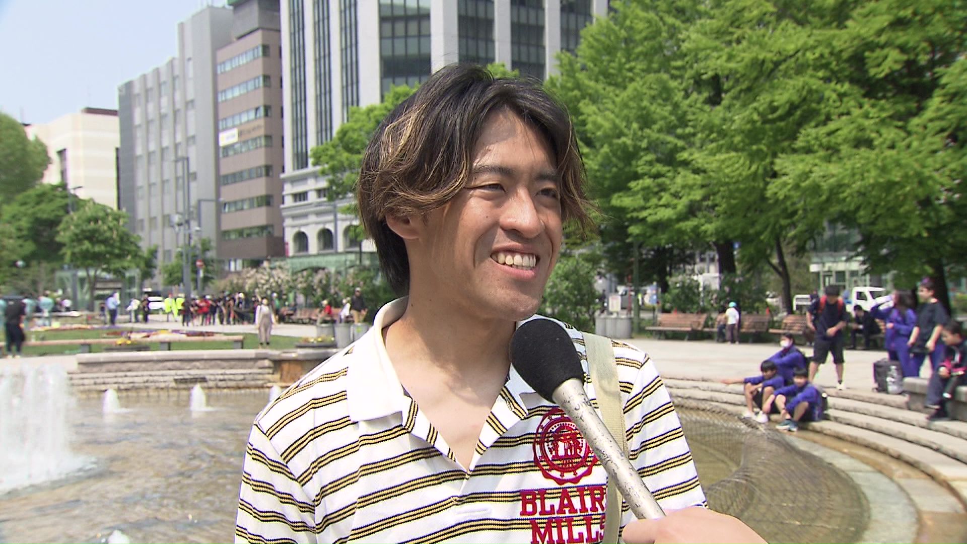 「カラっとしていて過ごしやすい」(岡山県からの観光客)