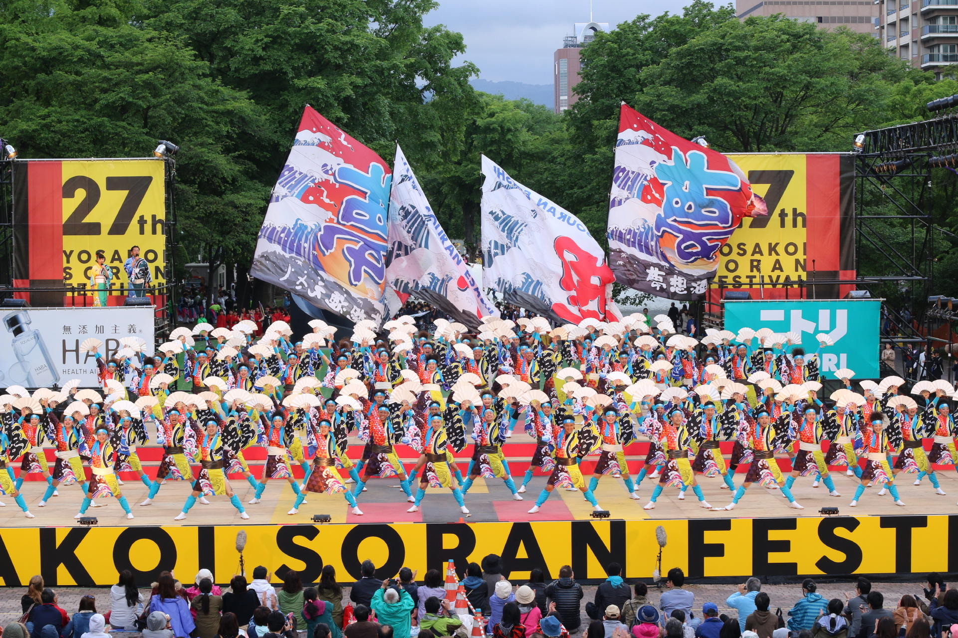 過去YOSAKOIソーラン大賞を5回受賞(写真は2018年)