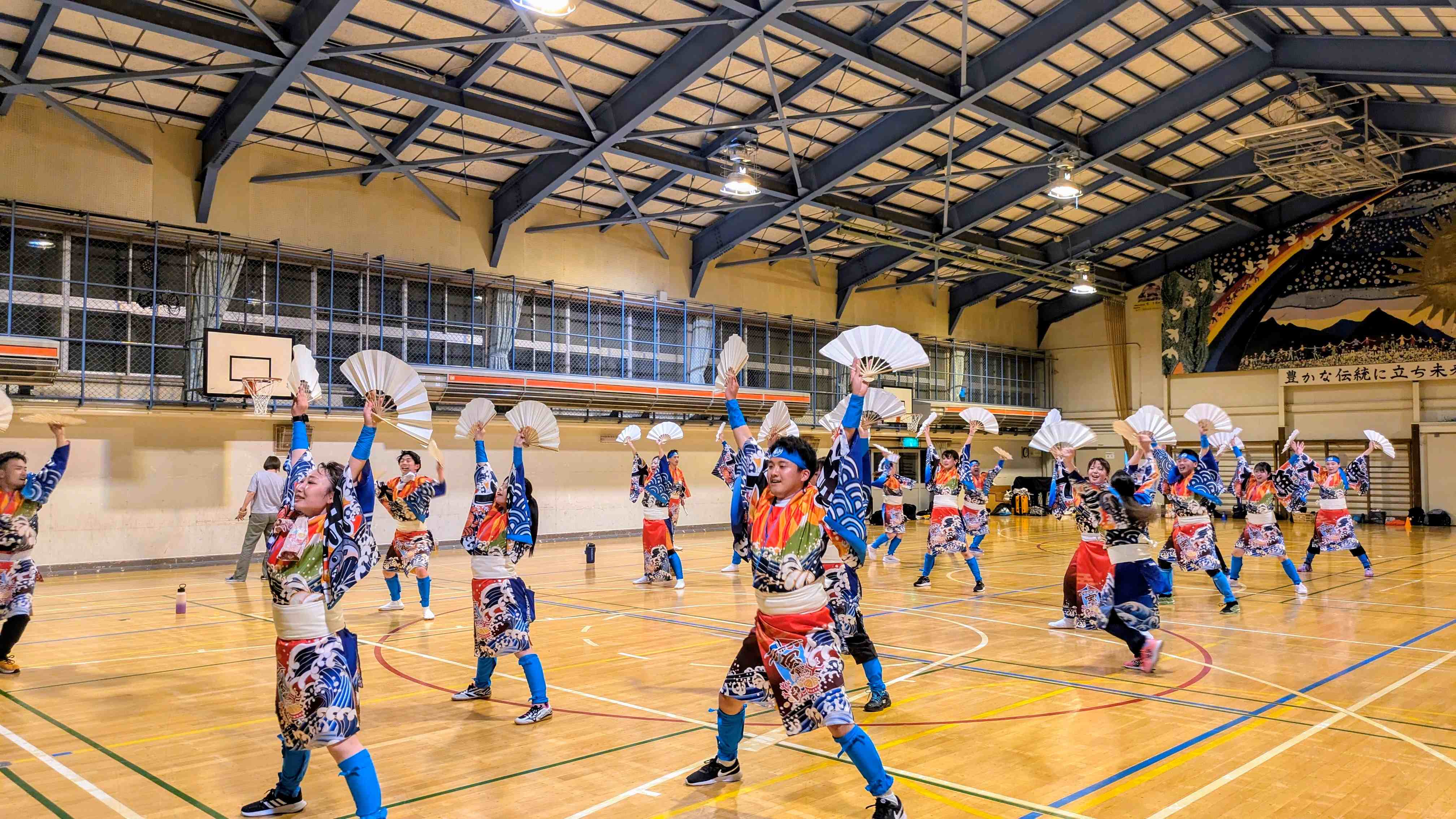 大会直前のチーム練習