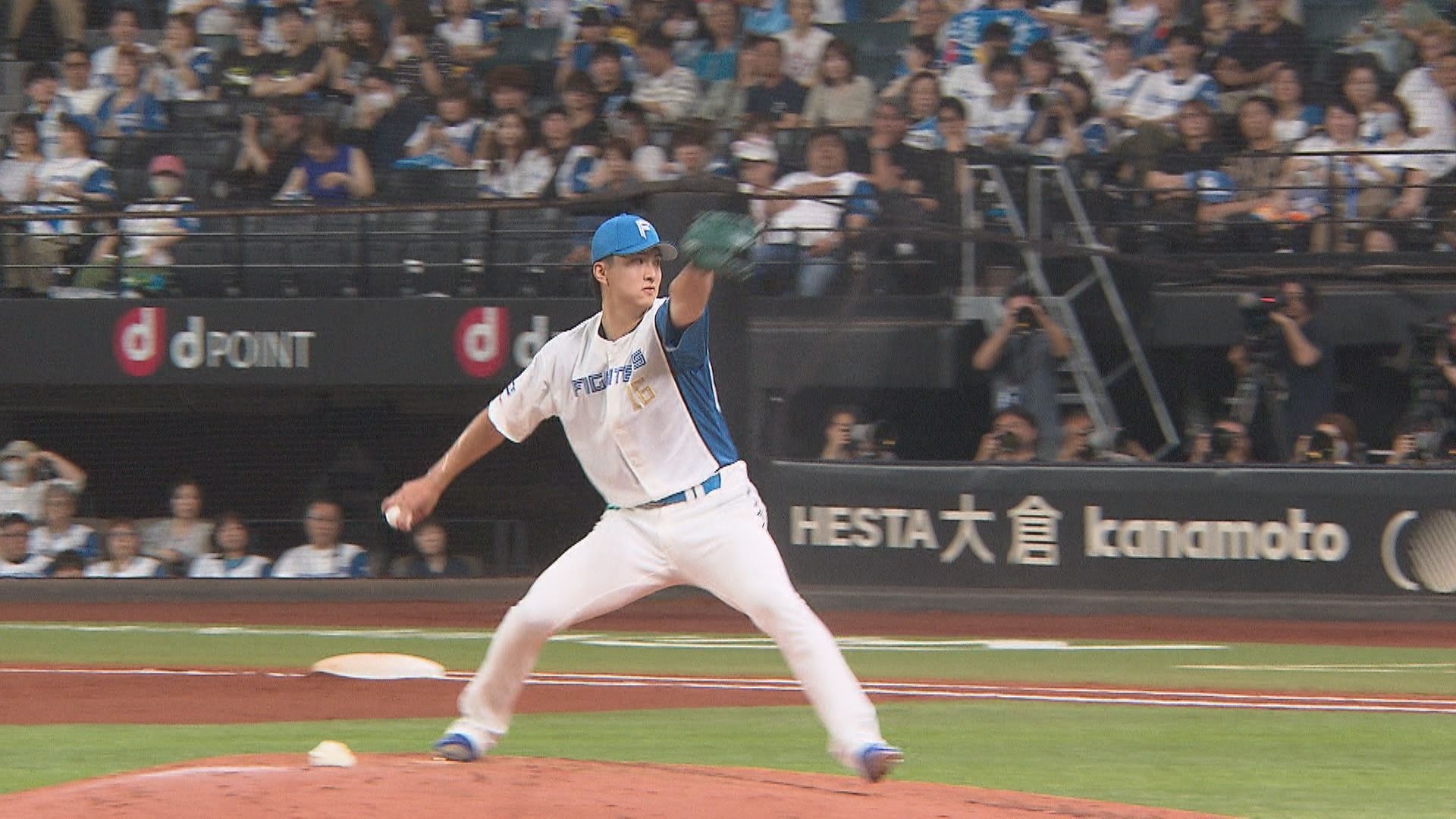今季3勝目をあげた達孝太投手
