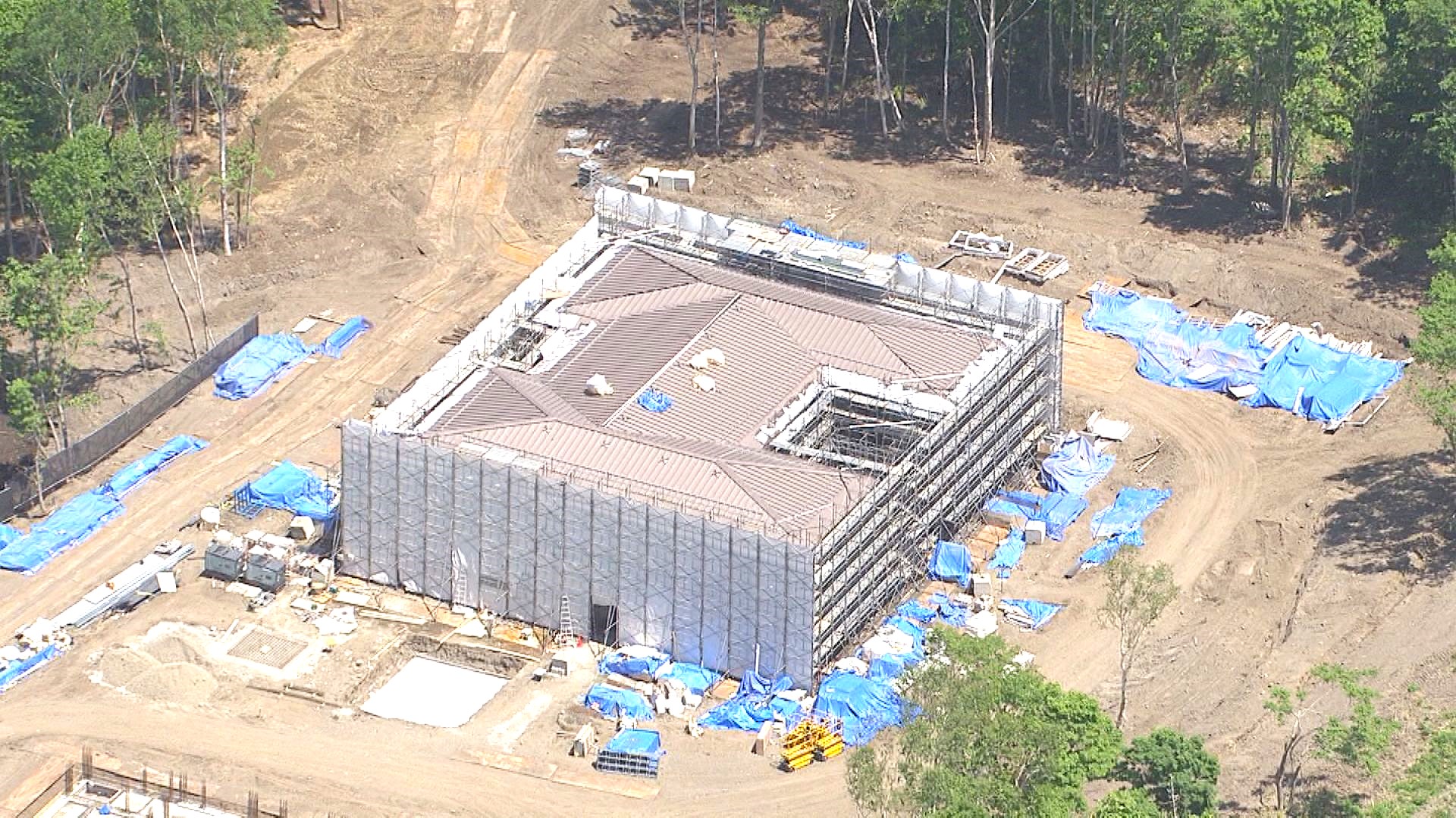 別荘の可能性があるという”違法”住宅(9日)