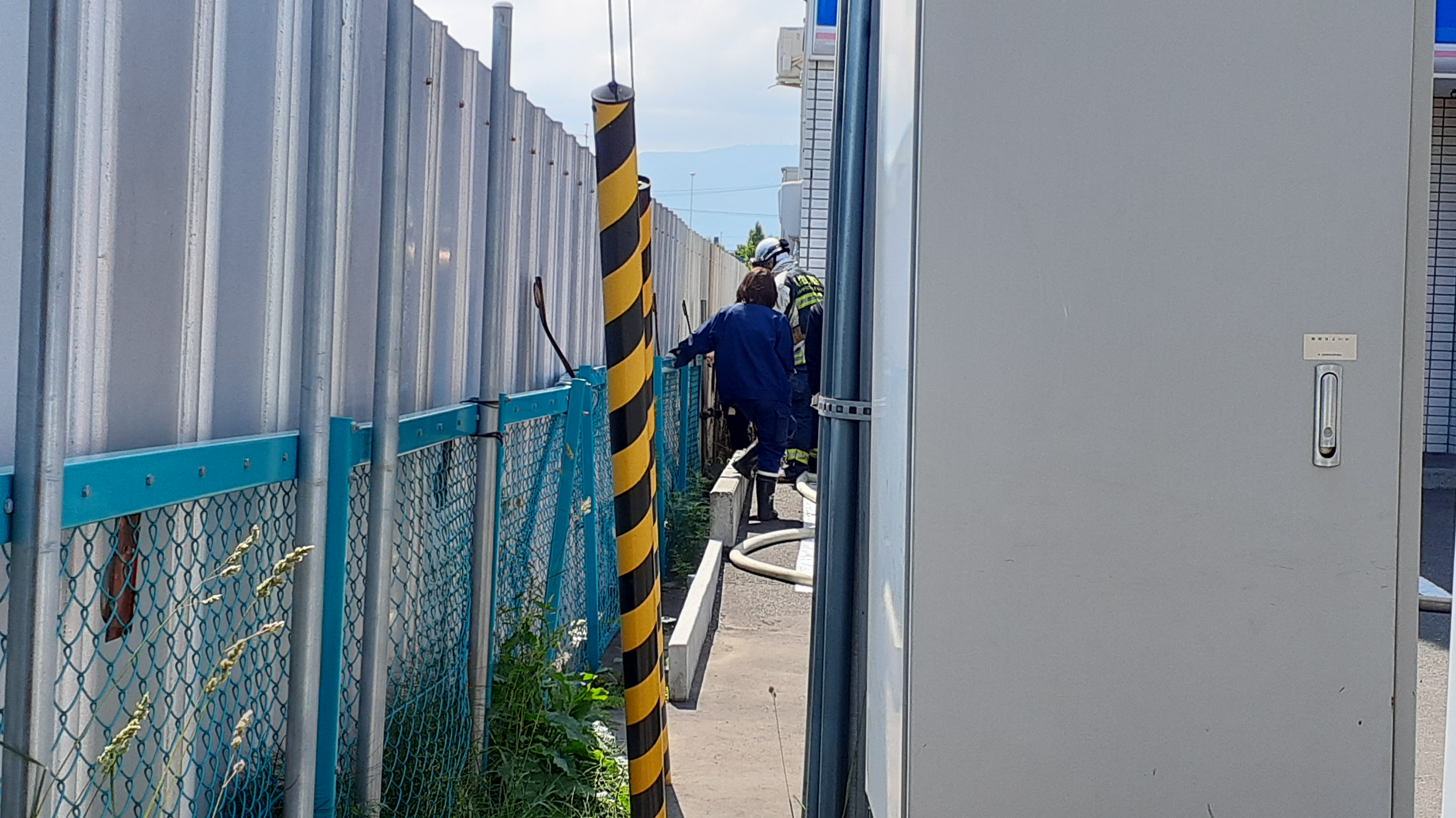 火事があったコンビニの敷地〈札幌市東区〉