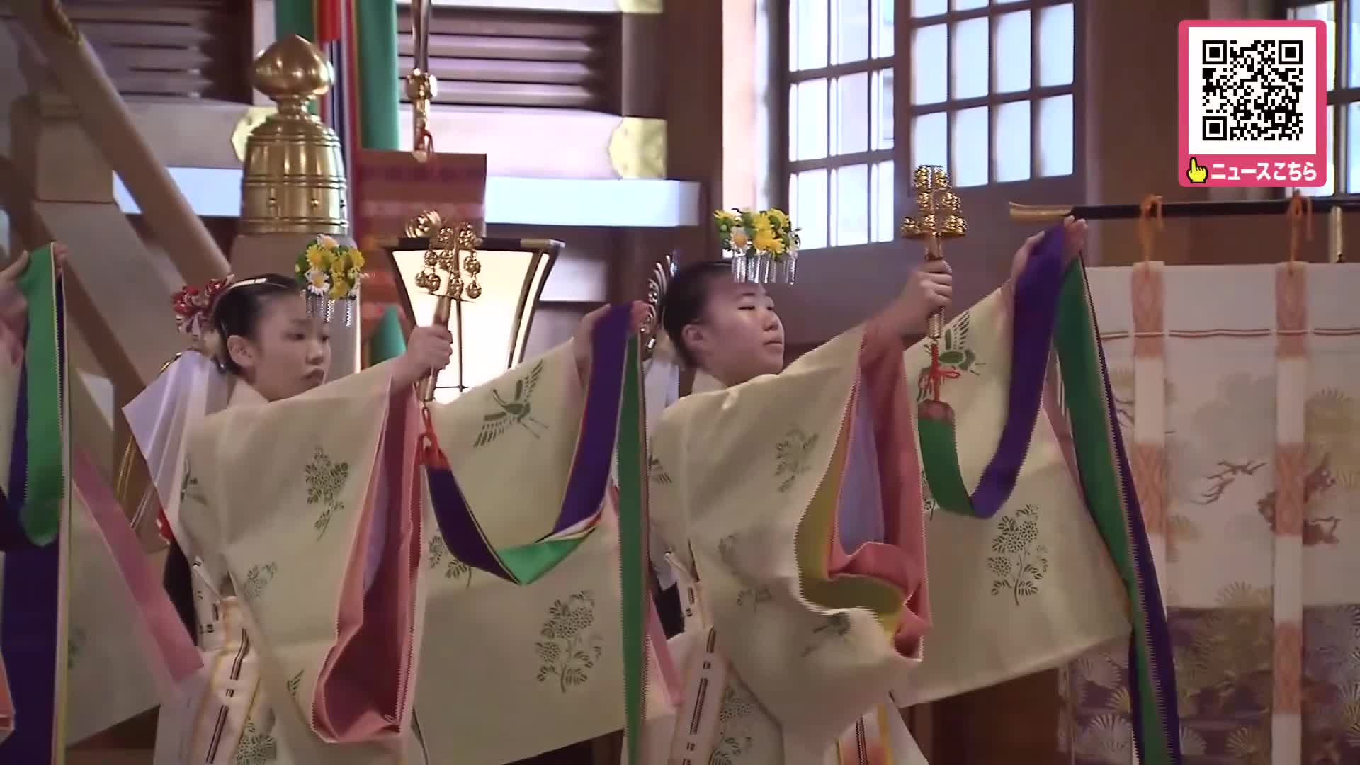 「今年は家族みんなで来れました」北海道神宮「例祭」は日曜日に”中日”迎え中島公園には大勢の来場者_神宮本殿では4人の巫女が”平和の祈りの舞”〈北海道〉