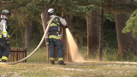 札幌手稲区の現場(15日)