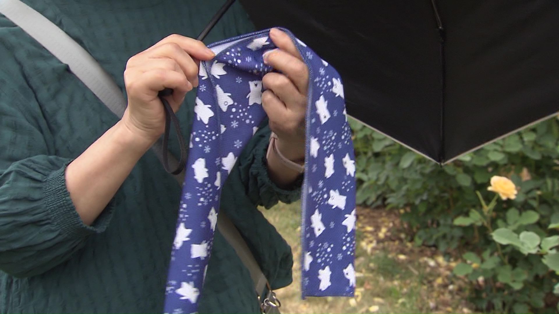 冷感タオルで暑さ対策