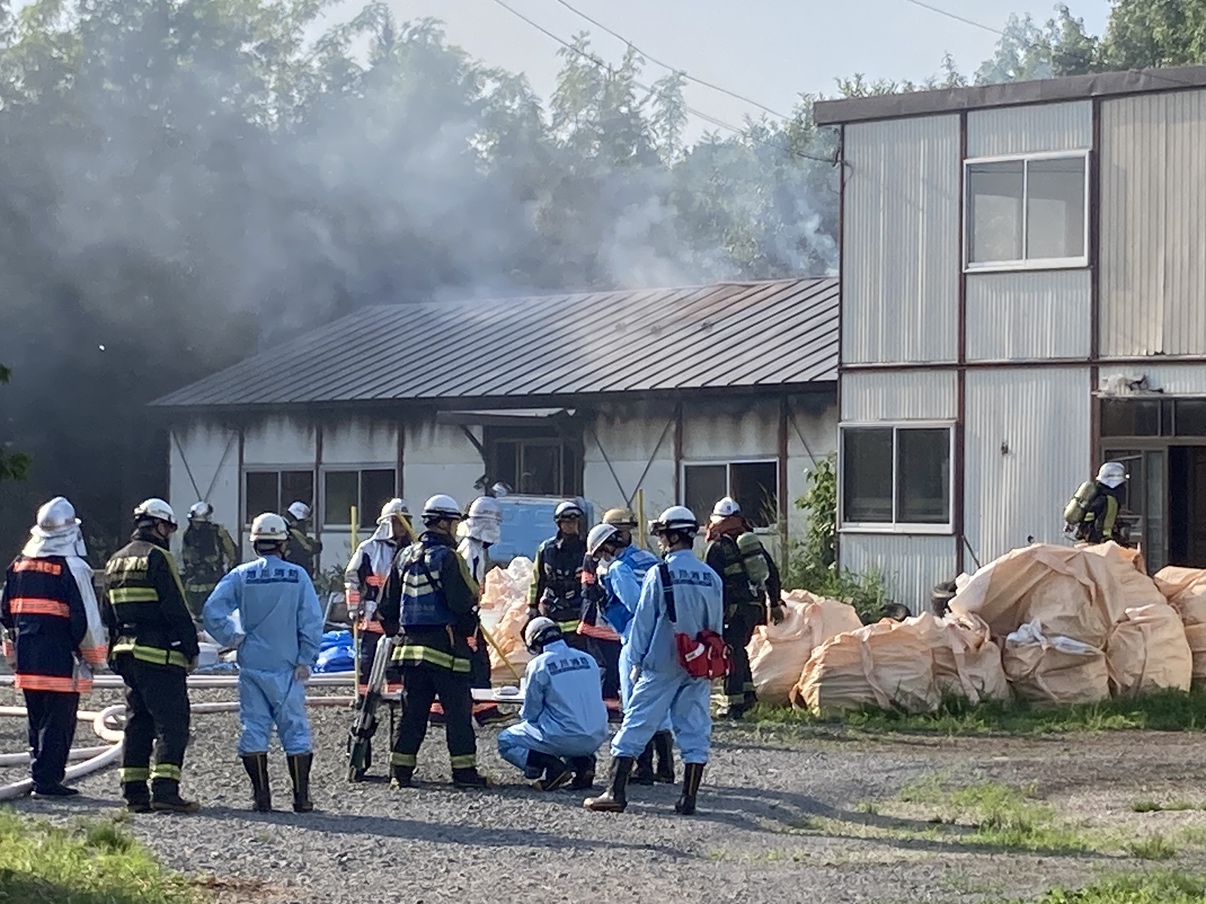 火事があった現場