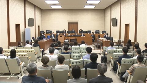法廷内の様子（札幌地裁）