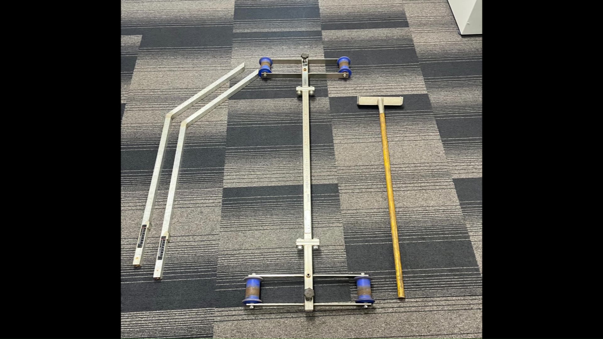 接触した「建築限界測定器」(提供:JR北海道)