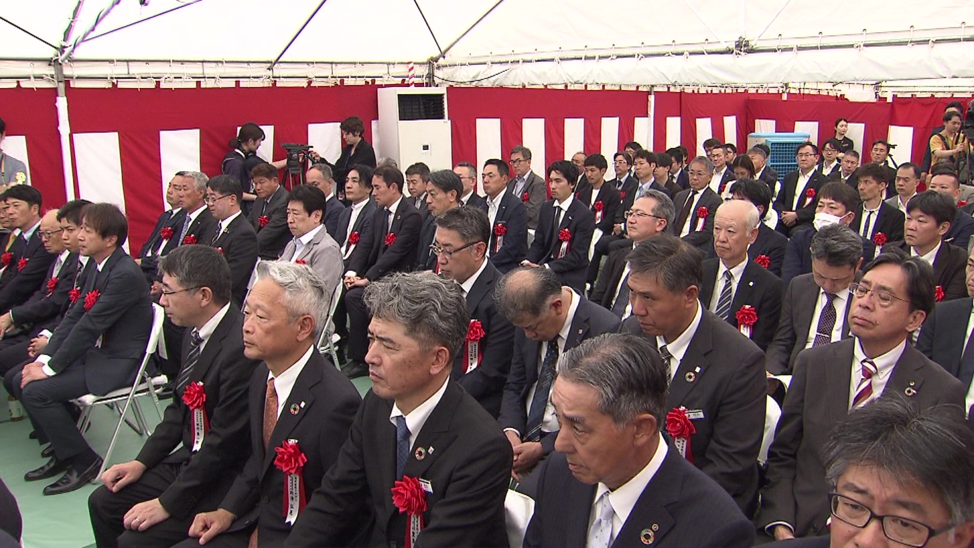 7月1日に行われた起工式