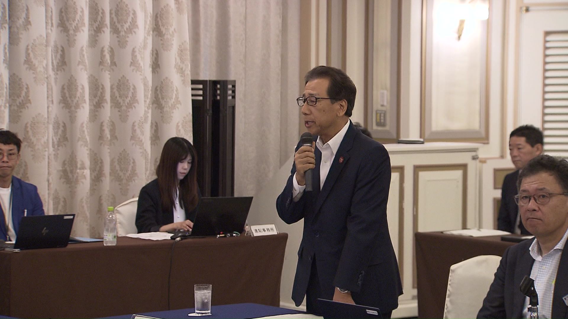 雪対策審議会での秋元克広札幌市長