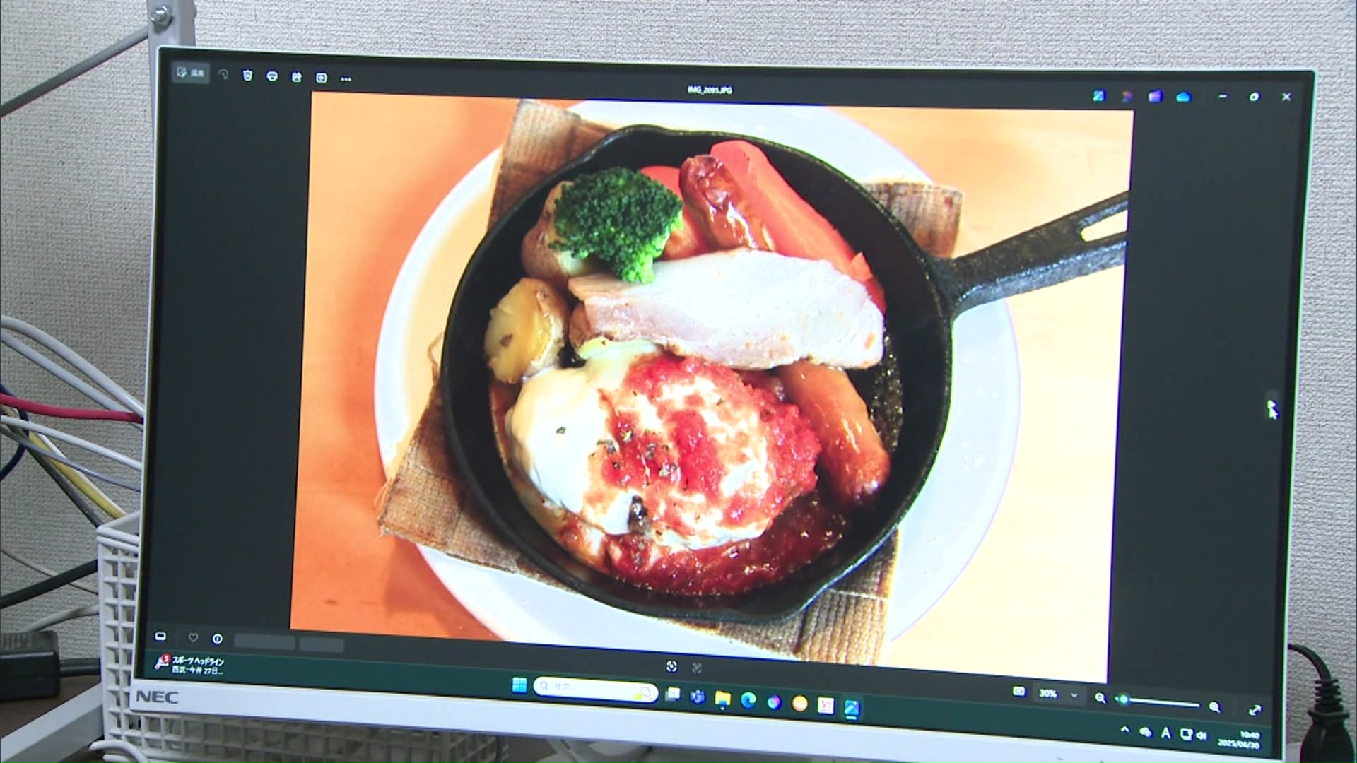 太島さん、10年近くエスペリオの料理を撮影