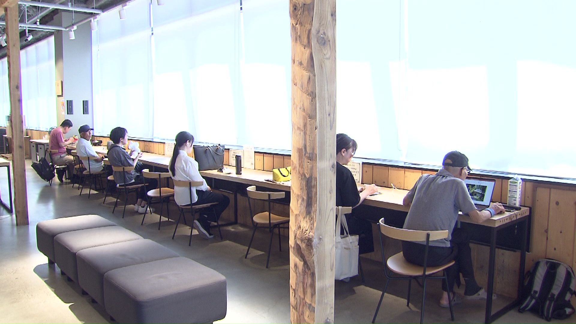 市民が暑さを避けるために無料で利用可能