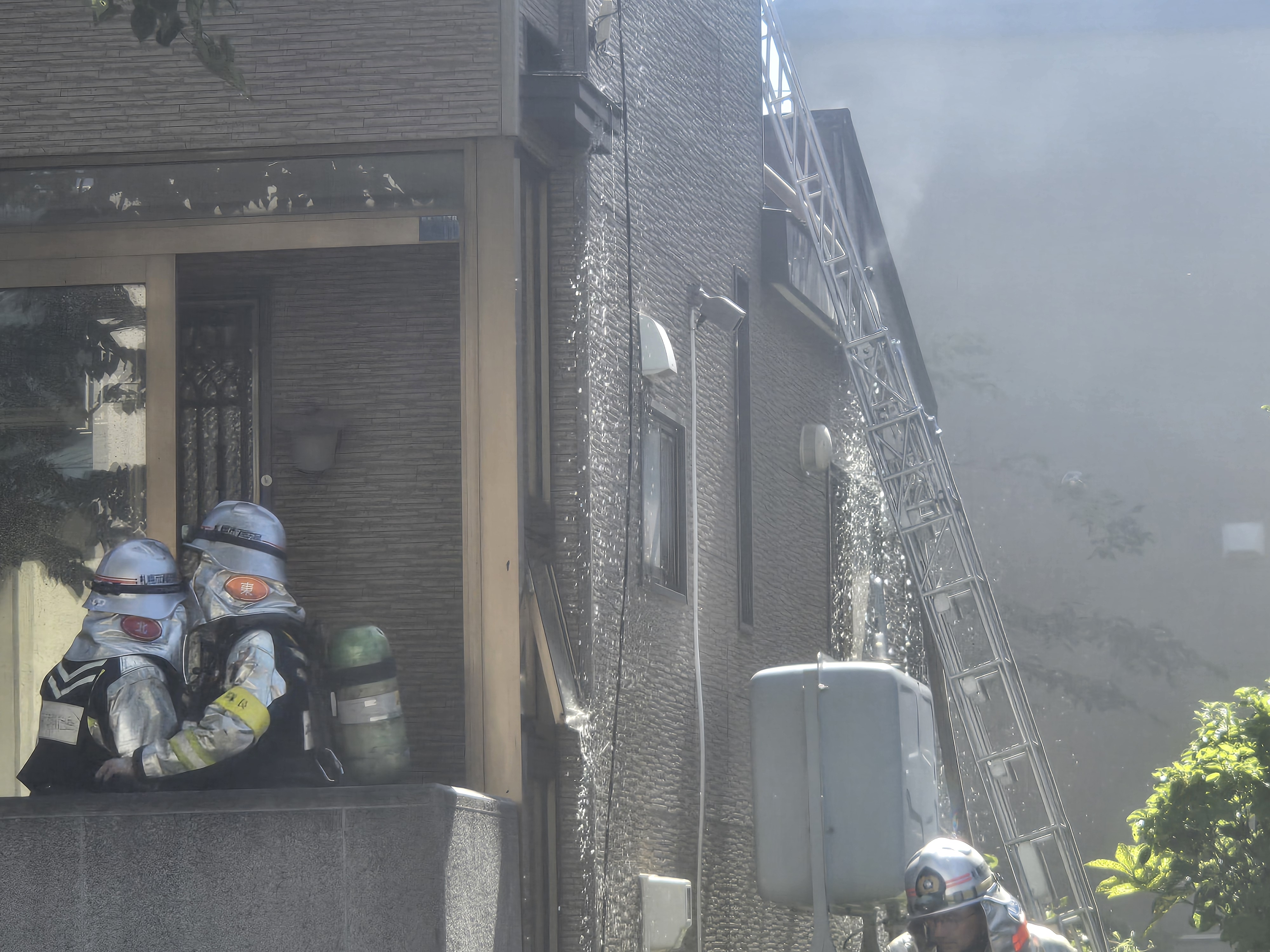 火事があった現場