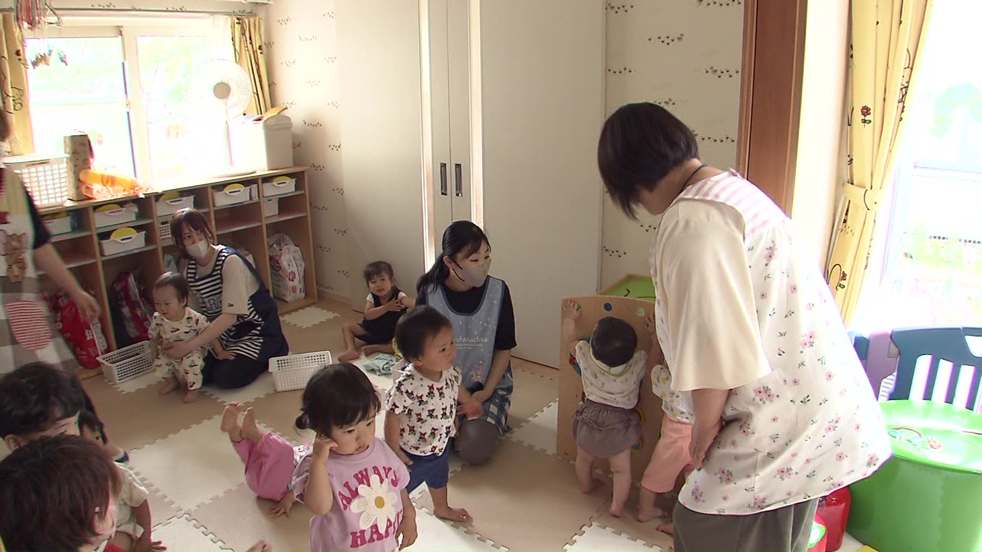 元気な声が響く園内