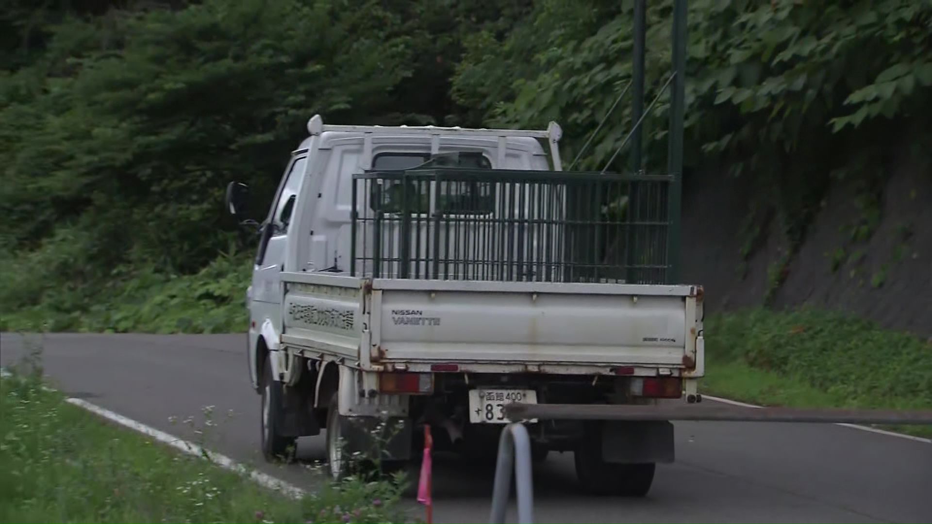 福島町で設置された箱わな