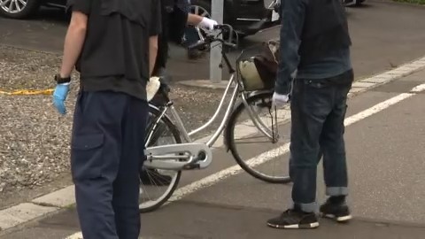 新聞配達中に襲われた現場(12日)