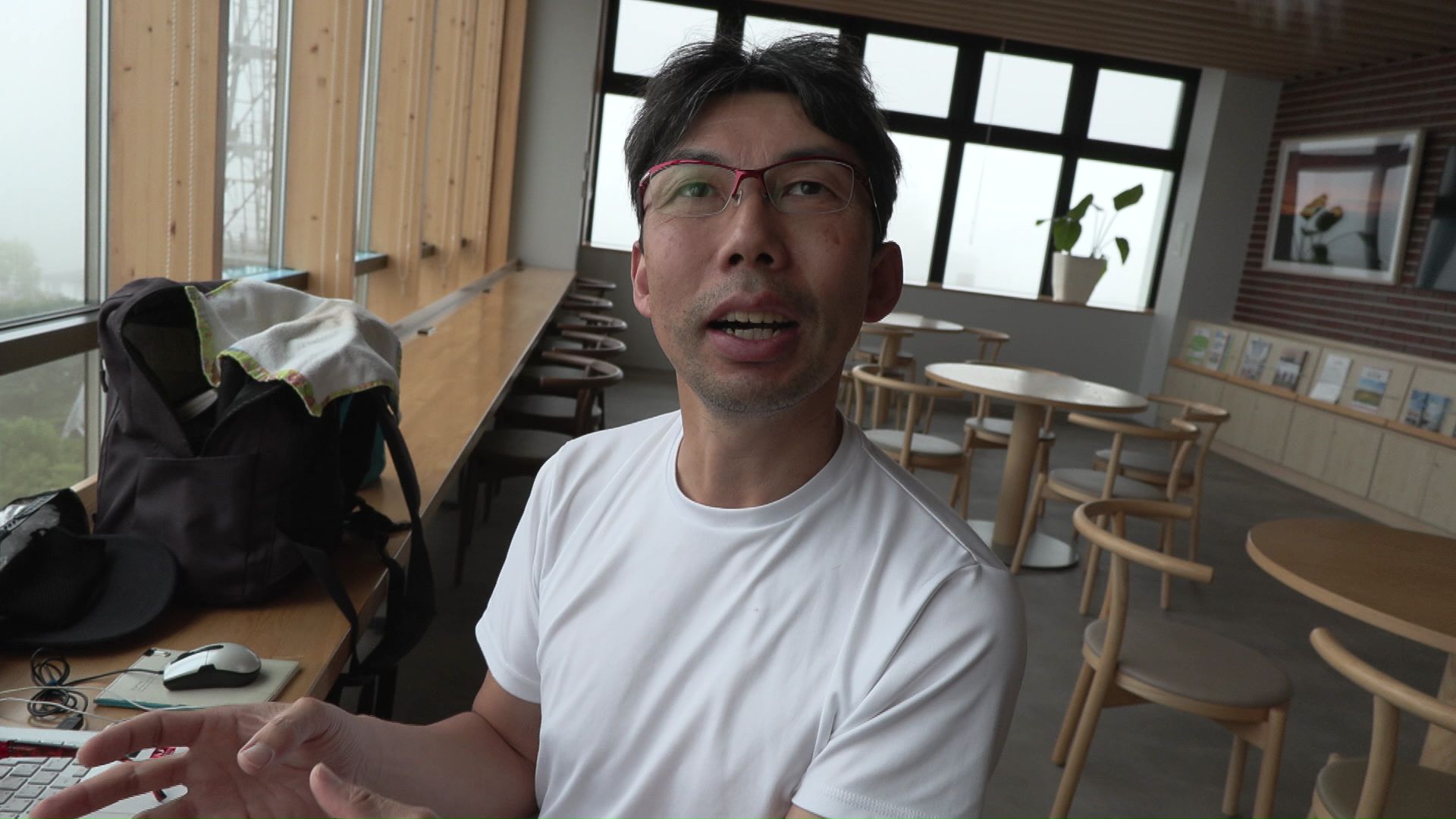 観光中に避難を余儀なくされた人も