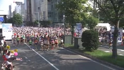 夏の札幌を駆け抜ける北海道マラソン（2024年の大会）