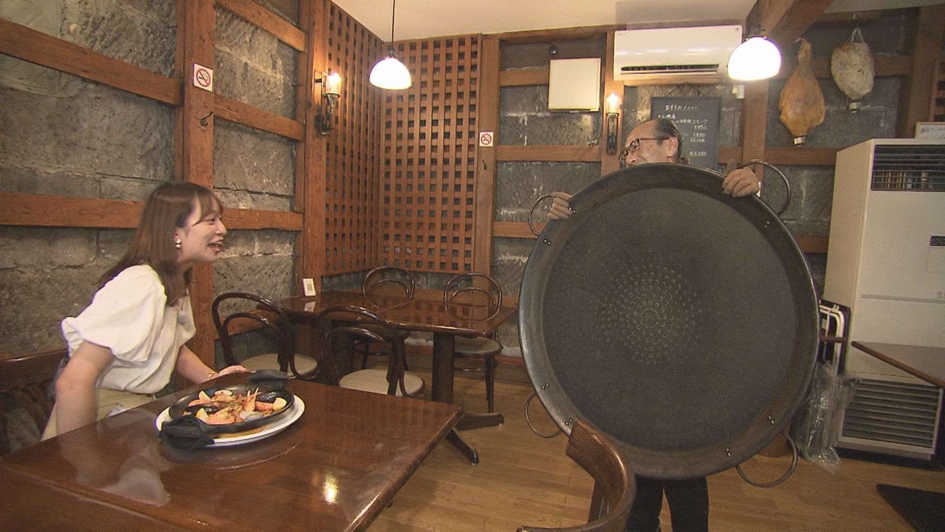 「100人パエリア」で使った巨大な鍋