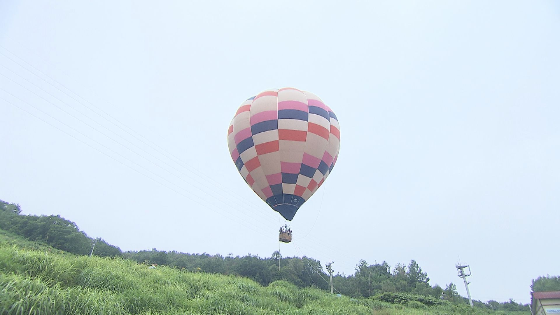気球にのって空中散歩へ