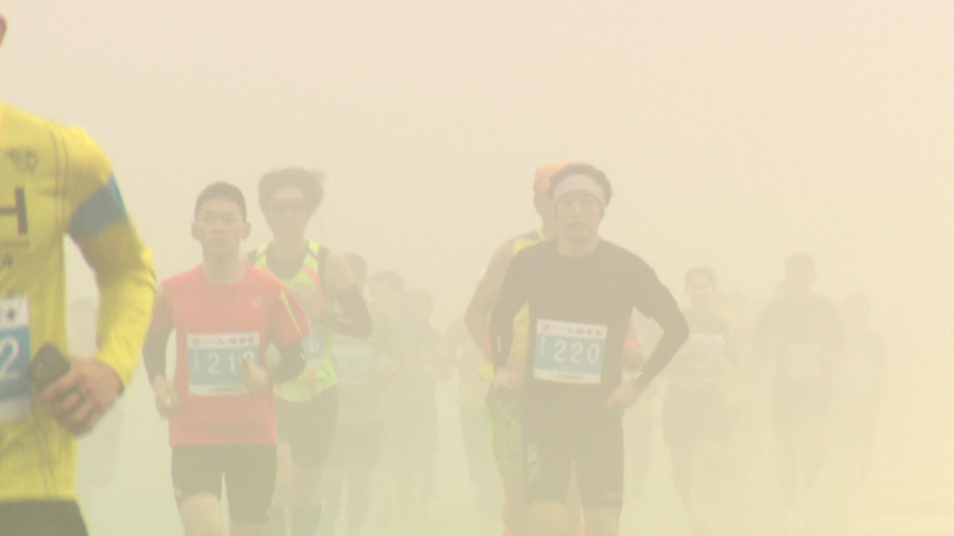6月に行われた釧路空港マラソン 