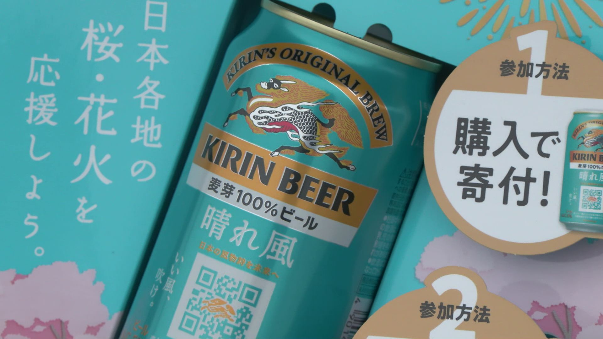 大手ビールメーカーが売り上げの一部が大会に寄付