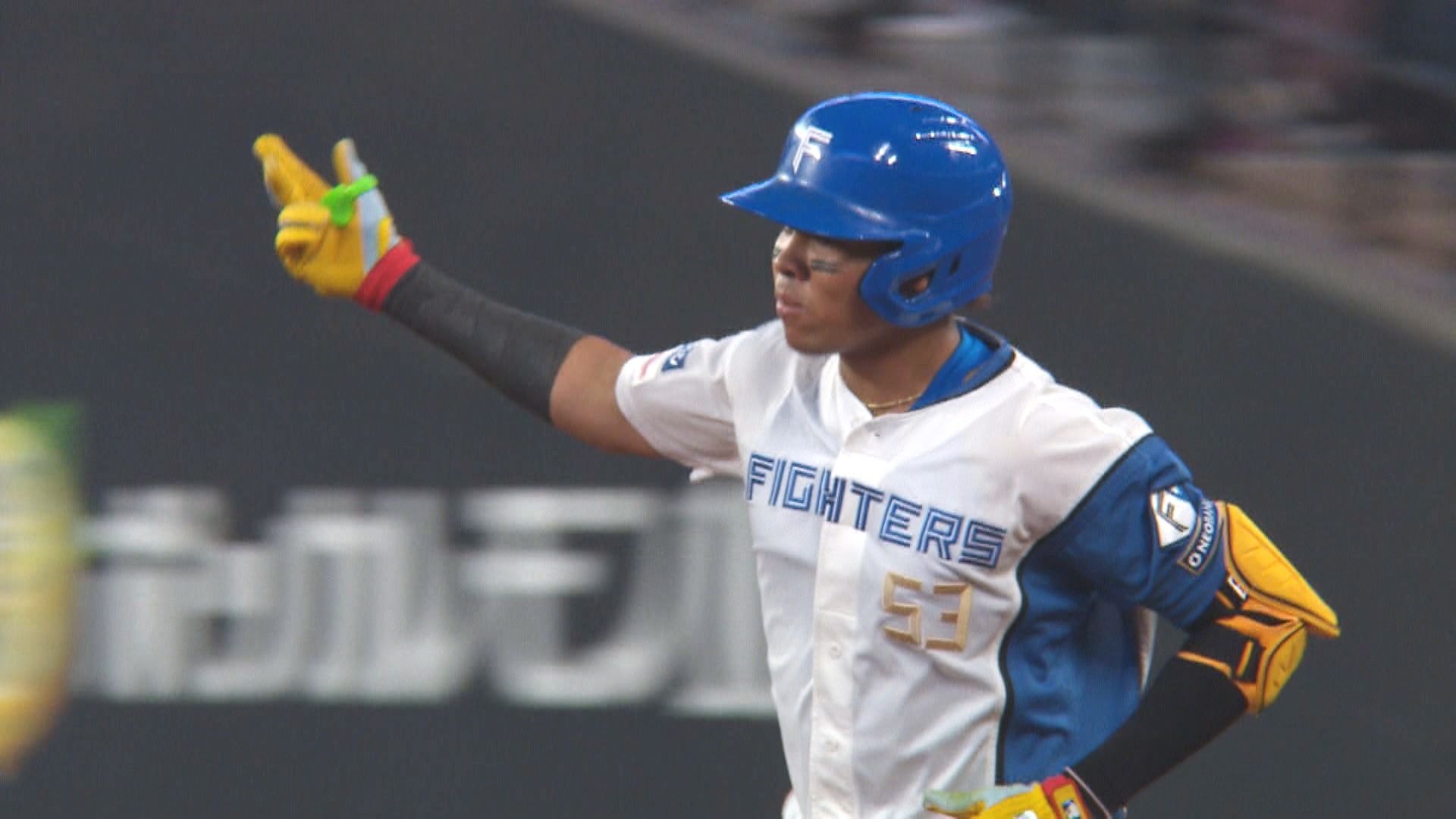 【ファイターズ】レイエス２４号＆２５号２打席連続ホームラン＿両チーム合わせ２５安打・５本のＨＲ飛び出す接戦制す！