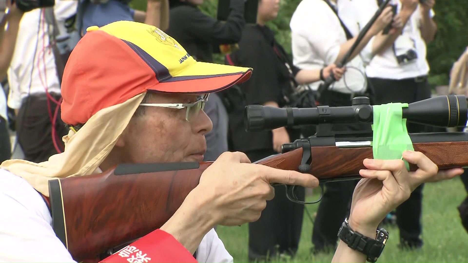 ハンターの訓練の様子