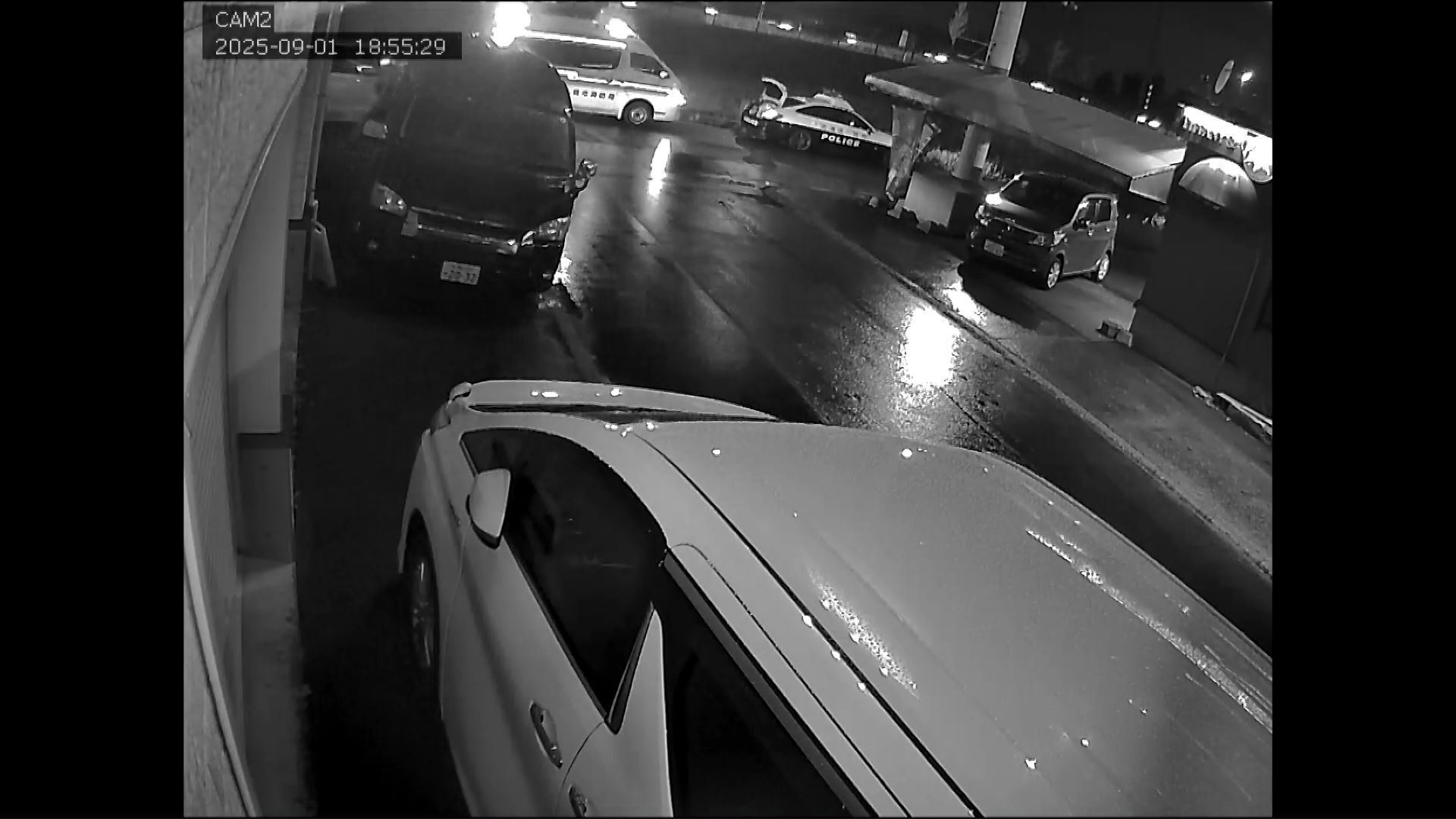 防犯カメラの映像(提供:視聴者)