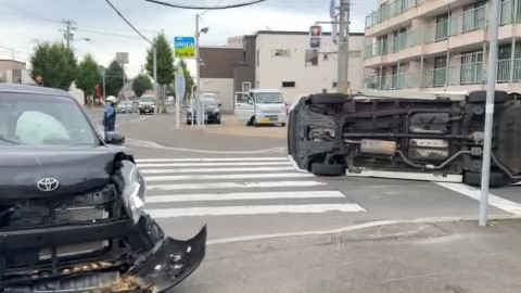 事故があった現場(札幌市東区)